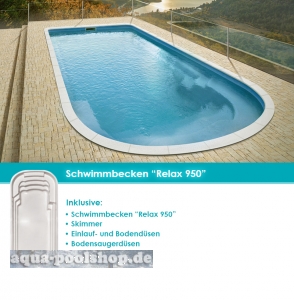 MdP Schwimmbecken Relax 950