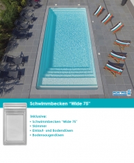 MdP Schwimmbecken Wide 75