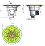Bodenablauf Swim-tec - Ø 292mm